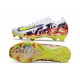 Nike Air Zoom Mercurial Vapor 16 Elite FG Blanc Jaune Violet Rouge