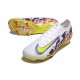Nike Air Zoom Mercurial Vapor 16 Elite FG Blanc Jaune Violet Rouge