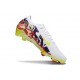 Nike Air Zoom Mercurial Vapor 16 Elite FG Blanc Jaune Violet Rouge