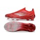 Adidas F50 Elite Laceless FG Rouge Argent
