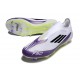 Adidas F50 Elite Laceless FG X Messi Blanc Ftwr Noir Violet Uni