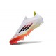 Adidas F50 Elite Laceless FG Blanc Noir Jaune Solaire Rouge