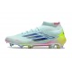 adidas F50 Elite Mid FG Crampon Stellar Icon - Bleu Jaune