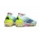 adidas F50 Elite Mid FG Crampon Stellar Icon - Bleu Jaune
