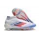 adidas F50 Elite Mid FG Crampon Blanc Rouge Bleu