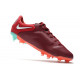 Nike Tiempo Legend 9 Elite Terrain sec Chaussures de Foot Rouge Equipe Blanc Hibiscus Mystique