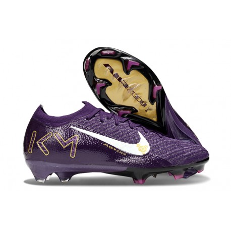 Nike Air Zoom Mercurial Vapor 16 Elite FG X MBAPPÉ Violet Grandiose Ivoire Pâle