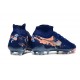 Nike Phantom Luna II Elite FG Chaussure Erling Haaland Bleu Argent Orange
