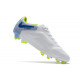 Nike Tiempo Legend 9 Elite Terrain sec Chaussures de Foot Blanc Bleu