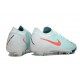 Nike Phantom Luna 2 Elite FG Crampons Menthe Rouge Atomique Noir Cassé