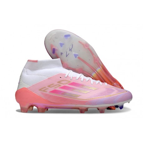 adidas F50 Elite Mid FG Crampon Rose