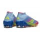adidas F50 Elite Mid FG Crampon Bleu Fusion Citron Lucide Rose Lucide