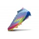 adidas F50 Elite Mid FG Crampon Bleu Fusion Citron Lucide Rose Lucide