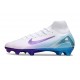 Nike Air Zoom Mercurial Superfly X Elite FG Blanc Violet Bleu