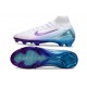 Nike Air Zoom Mercurial Superfly X Elite FG Blanc Violet Bleu
