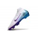 Nike Air Zoom Mercurial Superfly X Elite FG Blanc Violet Bleu