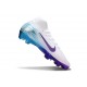 Nike Air Zoom Mercurial Superfly X Elite FG Blanc Violet Bleu