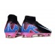 Nike Air Zoom Mercurial Superfly X Elite FG Noir Blanc Bleu Rose