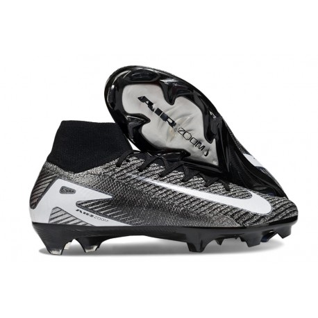 Nike Air Zoom Mercurial Superfly X Elite FG Noir Blanc