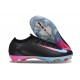 Chaussure de Foot Nike Mercurial Vapor XVI Elite FG Noir Bleu Rose