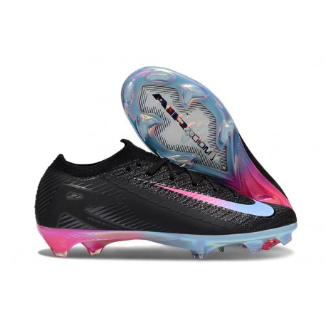 Chaussure de Foot Nike Mercurial Vapor XVI Elite FG Noir Bleu Rose