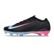 Chaussure de Foot Nike Mercurial Vapor XVI Elite FG Noir Bleu Rose