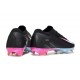 Chaussure de Foot Nike Mercurial Vapor XVI Elite FG Noir Bleu Rose