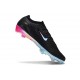 Chaussure de Foot Nike Mercurial Vapor XVI Elite FG Noir Bleu Rose