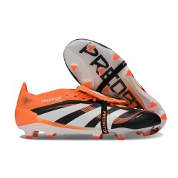 Chaussure Adidas Predator Elite FT FG Noir Orange Blanc