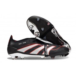 Chaussure Adidas Predator Elite FT FG Noir Blanc Rouge