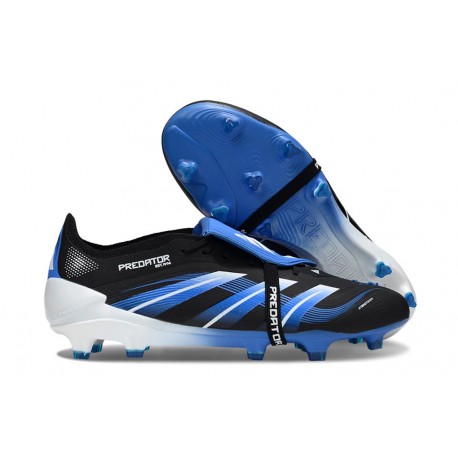 Adidas Predator Elite Fold-over Tongue FG Noir Bleu