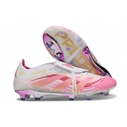 Adidas Predator Elite Fold-over Tongue FG Blanc Rose