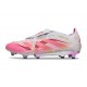 Adidas Predator Elite Fold-over Tongue FG Blanc Rose