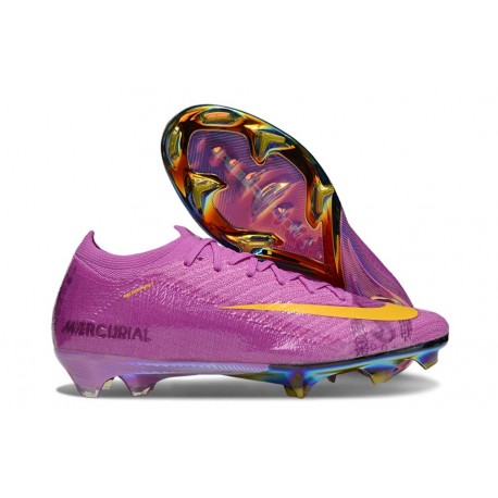 Nike Zoom Mercurial Vapor 16 Elite FG Violet Jaune