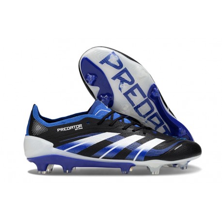 Nouvelle adidas Predator Elite FG Noir Bleu Blanc