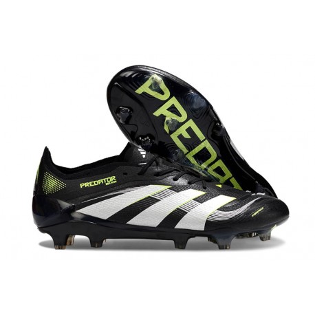 Nouvelle adidas Predator Elite FG Noir Blanc Citron Lucid