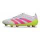 Nouvelle adidas Predator Elite FG Blanc Rose Lucide Citron Lucide