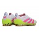 Nouvelle adidas Predator Elite FG Blanc Rose Lucide Citron Lucide