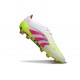 Nouvelle adidas Predator Elite FG Blanc Rose Lucide Citron Lucide