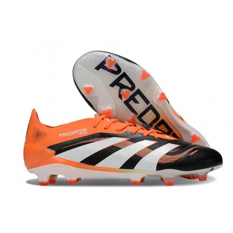 Nouvelle adidas Predator Elite FG Noir Blanc Orange