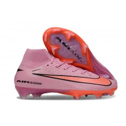 Nike Zoom Mercurial Superfly 10 Elite FG Neuf Rose Orange