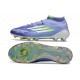 adidas F50 Elite Mid FG Crampon Violet Tone Citron Lucide Violet Rapide