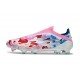 Adidas F50 Elite Laceless FG Blanc Bleu Rose