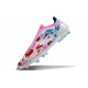 Adidas F50 Elite Laceless FG Blanc Bleu Rose
