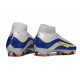 Nike Zoom Mercurial Superfly 10 Elite FG Neuf Argent Bleu Jaune
