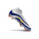 Nike Zoom Mercurial Superfly 10 Elite FG Neuf Argent Bleu Jaune