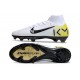 Nike Zoom Mercurial Superfly 10 Elite FG Neuf Blanc Noir Jaune