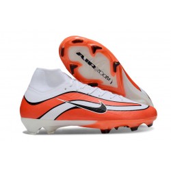 Nike Zoom Mercurial Superfly 10 Elite FG Neuf Rouge Blanc Noir