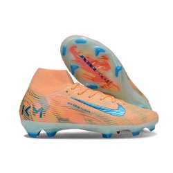 Nike Zoom Mercurial Superfly 10 Elite FG Neuf KM Orange Bleu