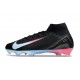 Chaussures Nike Mercurial Superfly X Elite FG Noir Bleu Rose